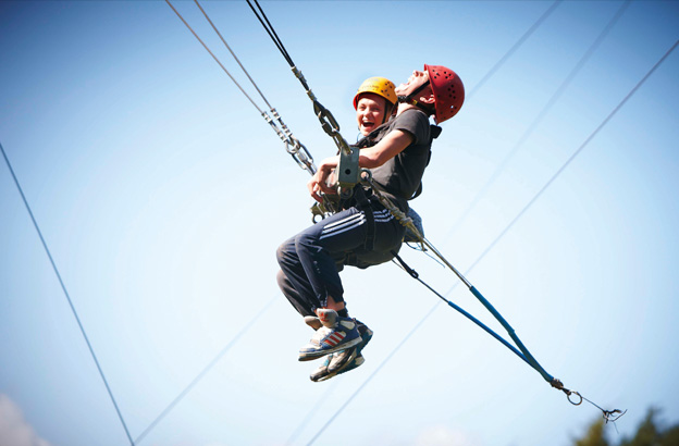 Giant Swing on a PGL Camp